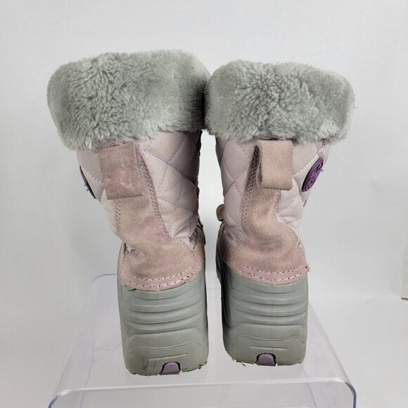 Totes Grey Pink Toddler Girls 13 Waterproof Winter Snow Boots Sledding‎ Outdoor - Picture 6 of 10